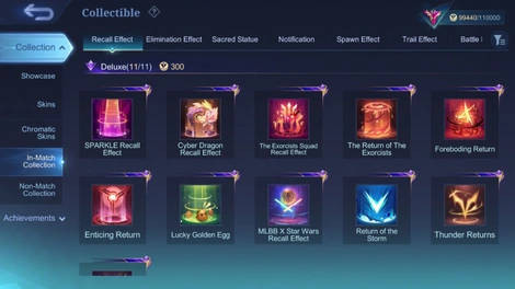In-Match Collection 1