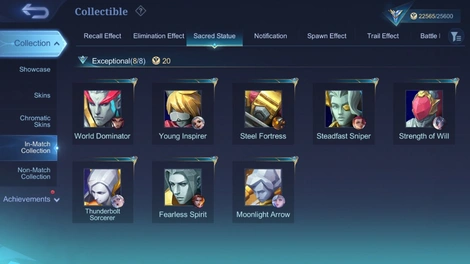 Sammlung im Spiel 4