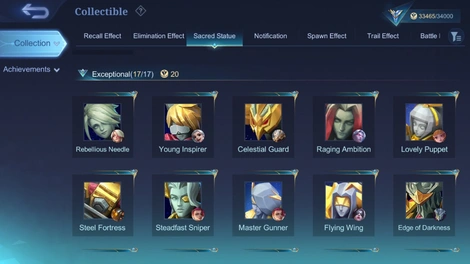 Sammlung im Spiel 4