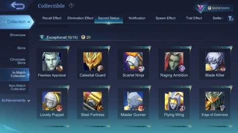 Sammlung im Spiel 4