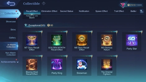 Sammlung im Spiel 3