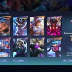 #MG225 Highest Rank Mythic 62⭐; KOF Aurora, Karina; Sanrio Floryn; Luckybox Zilong; Collector Dyrrot