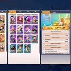 Sv 2229|Pwr 65,2M|HQ 28|Gold Bricks 2,800|VIP 11