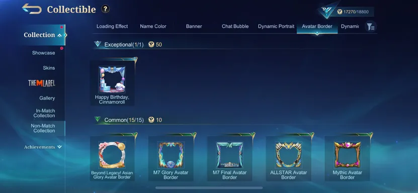 Non-Match Collection 1