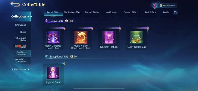 In-Match Collection 1