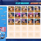 Last War Account HQ30 Server 755